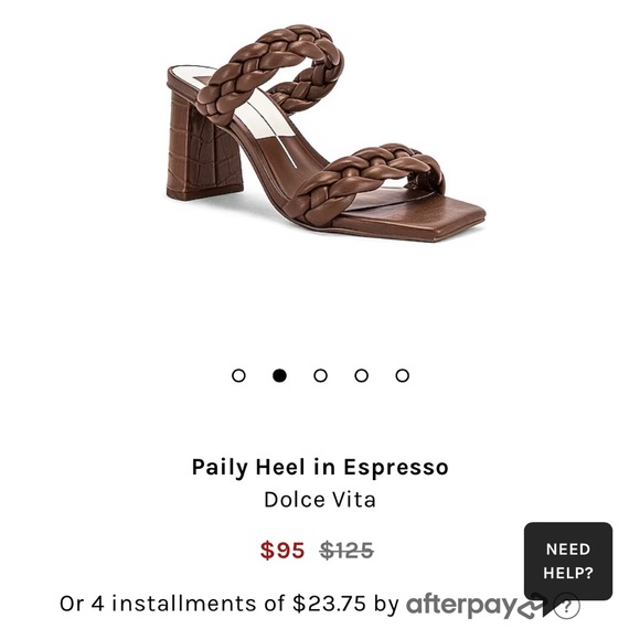 Dolce Vita Paily braided heels size 5 - Picture 2 of 6